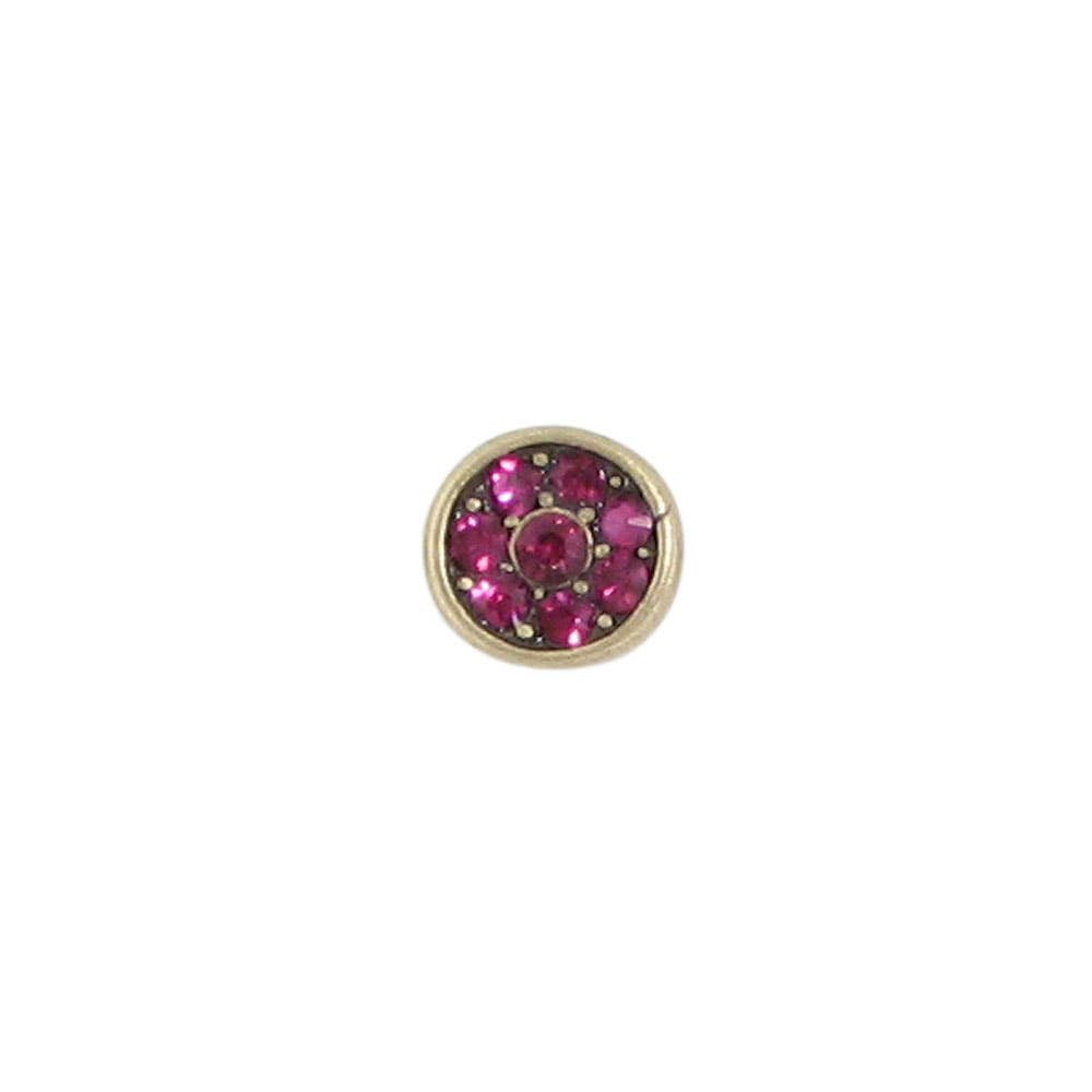 Baked Beads - Pave Crystal Post Earrings
