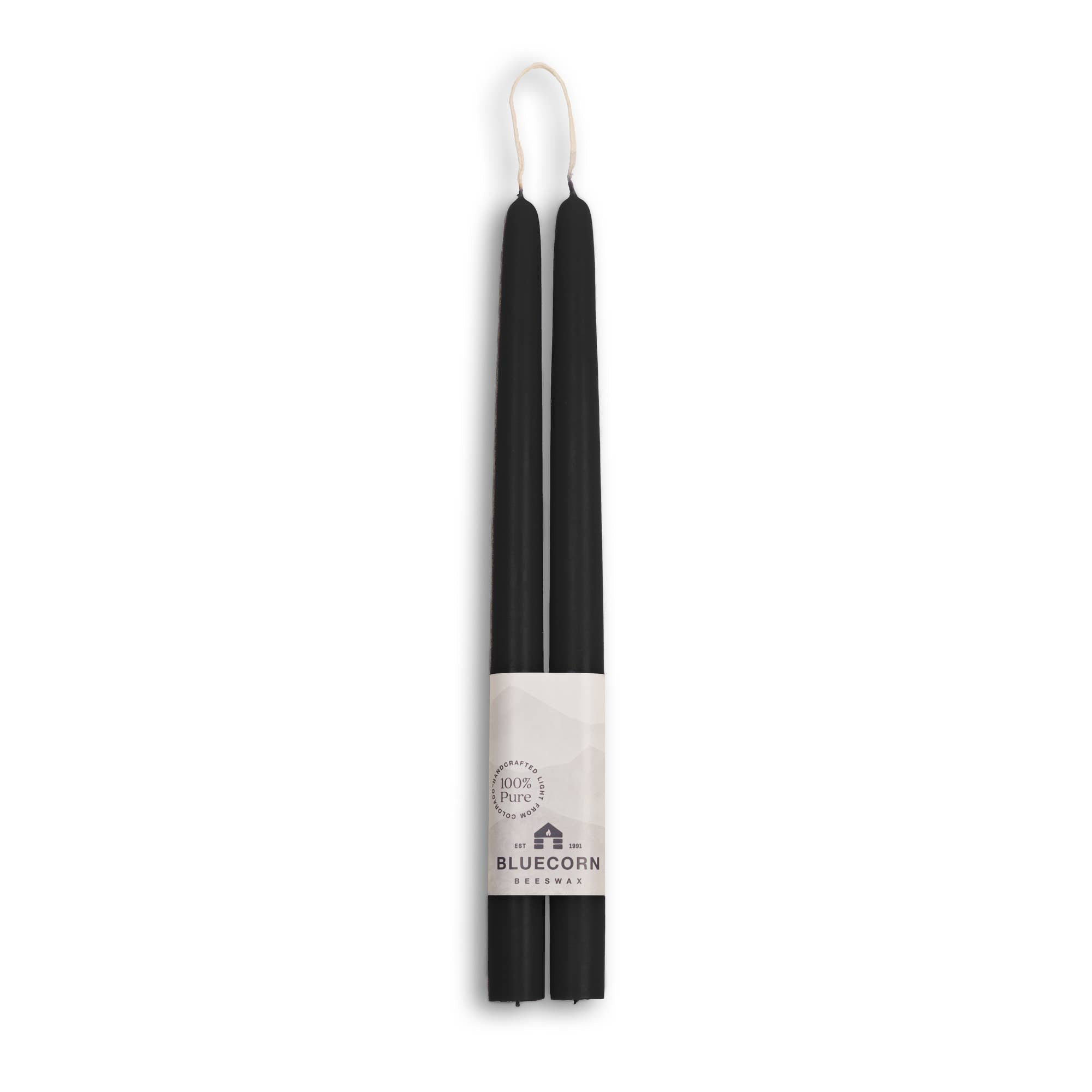 Bluecorn Candles - Beeswax Taper Candles – Eco-Friendly, Dripless & Handmade