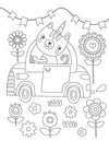 Fox Chapel Publishing - Silly Caticorns Coloring Book