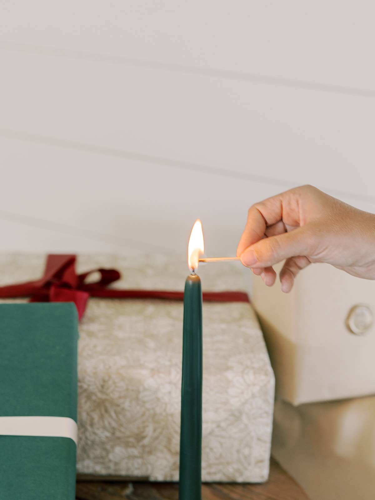 Mo&Co Home - Forest Green | Dipped Beeswax Taper Candles | All Natural
