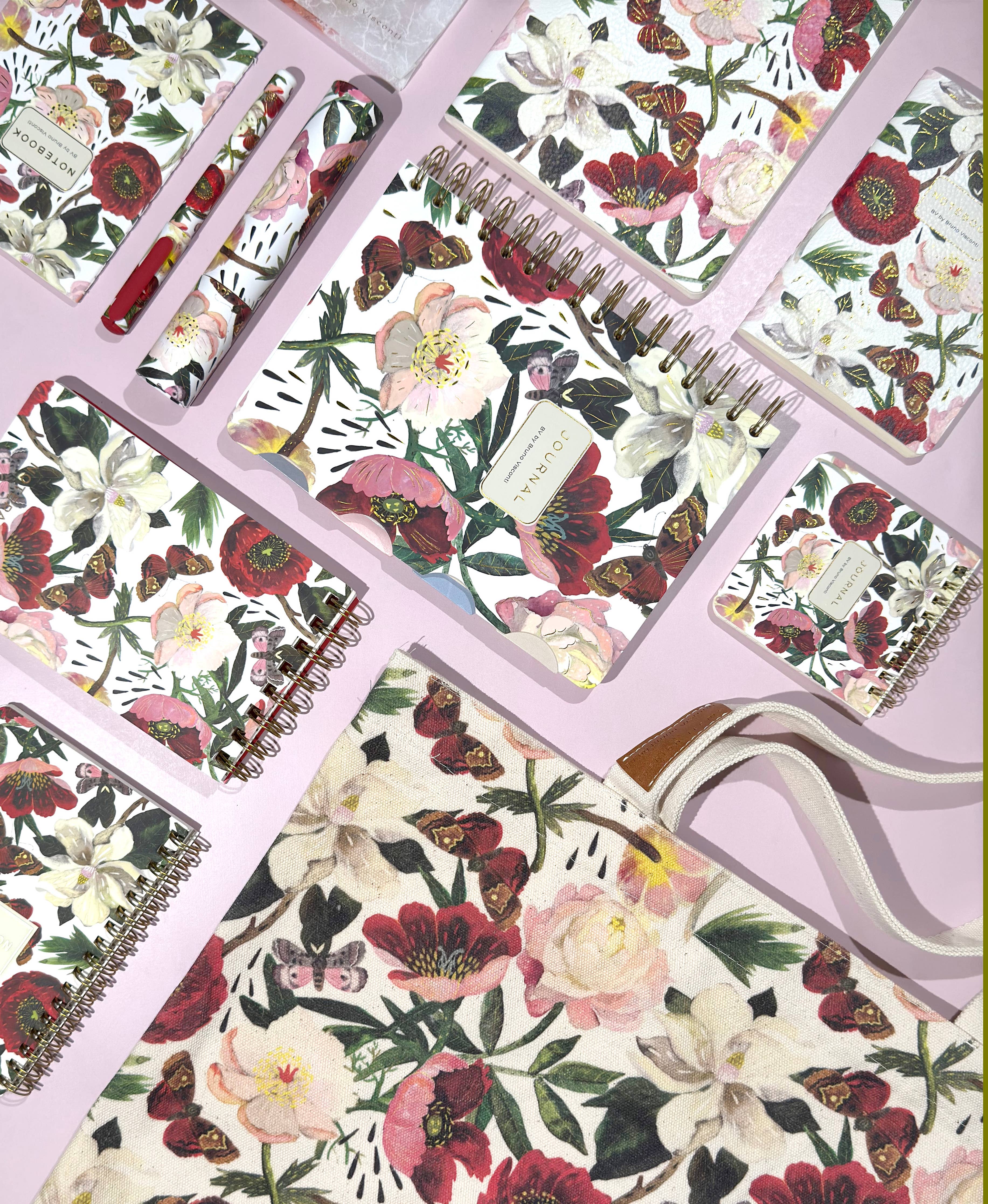 BV by Bruno Visconti - Small Notebook Peonies