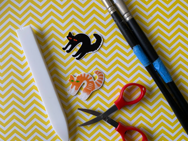 inkpaperfable - Scaredy Cats Stickers