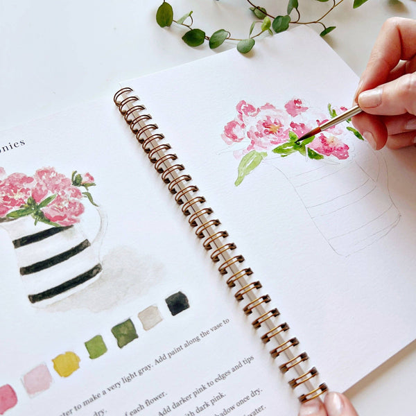 emily lex studio - Bouquets watercolor workbook