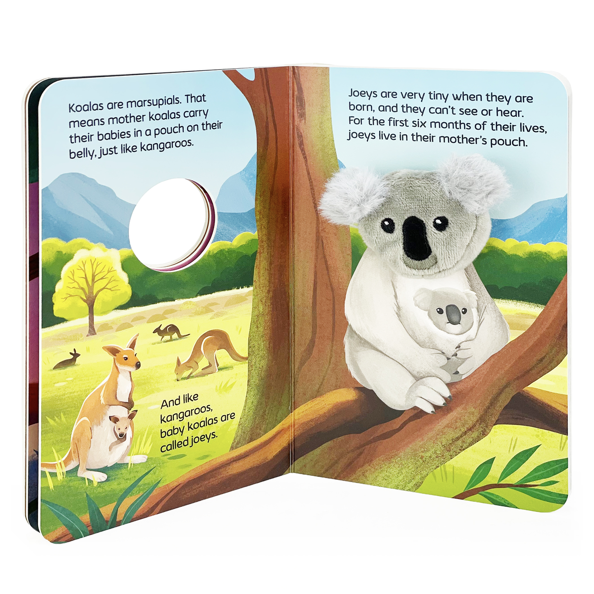 Cottage Door Press - Jane & Me Koala Family Finger Puppet Book (Jane Goodall)