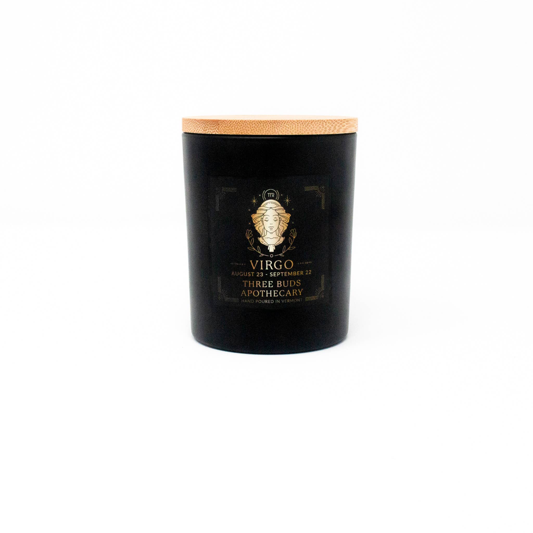 Three Buds Apothecary - Virgo Zodiac Astrology Soy Candle