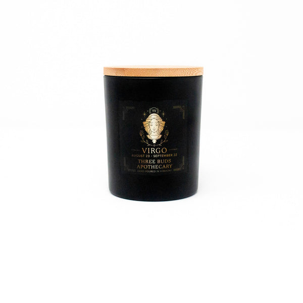Three Buds Apothecary - Virgo Zodiac Astrology Soy Candle