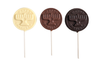 Sweet on Vermont Artisan Confections - Holiday Lollipops: White / Snowflake