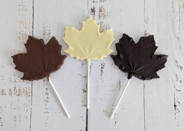 Sweet on Vermont Artisan Confections - Maple Leaf Lollipops