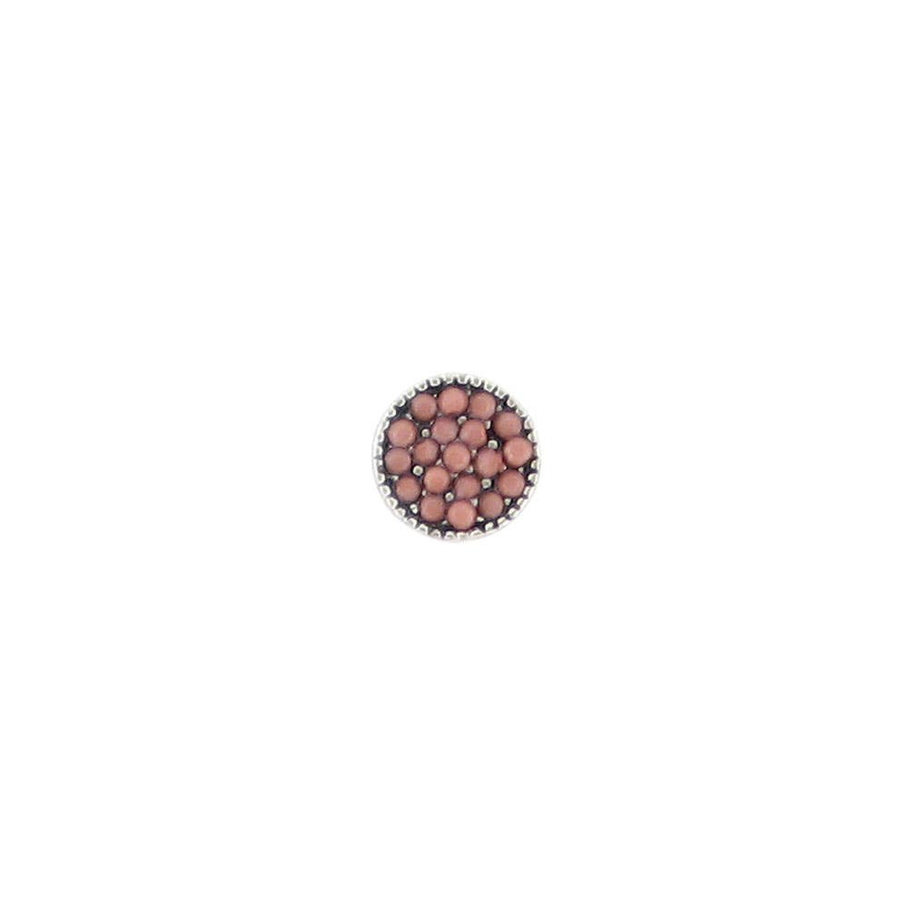 Baked Beads - Opaque Pave Post Earrings
