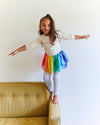 Sarah’s Silks - 100% Silk Rainbow Tutu - Dress-Up Play, Dance Costume