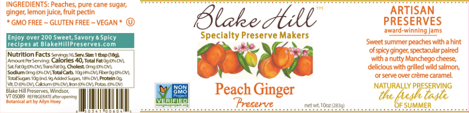 Blake Hill Preserves - Peach Ginger Preserve