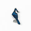 Danforth Pewter | Handcrafted Heirloom Quality Gifts - Blue Jay Magnet | Handmade Pewter | Bird Lover Gift