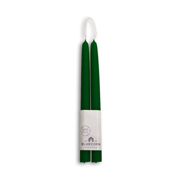 Bluecorn Candles - Beeswax Taper Candles – Eco-Friendly, Dripless & Handmade