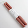 Mo&Co Home - Terra Cotta | Dipped Beeswax Taper Candles | All Natural