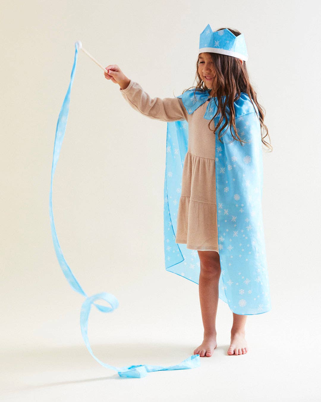 Sarah’s Silks - Silk Ribbon Wand for Snow Fairy, Snow Princess