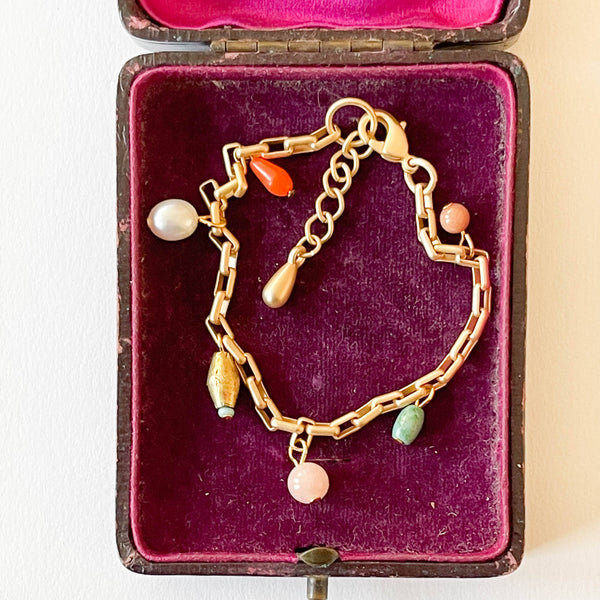Nest Pretty Things - Paperclip Chain Charm Bracelet