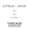 Three Buds Apothecary - Citrus + Spice Hand Poured Soy Candle