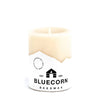 Bluecorn Candles - Beeswax Pillar Candles - 100% Pure, Dripless, 8 Sizes