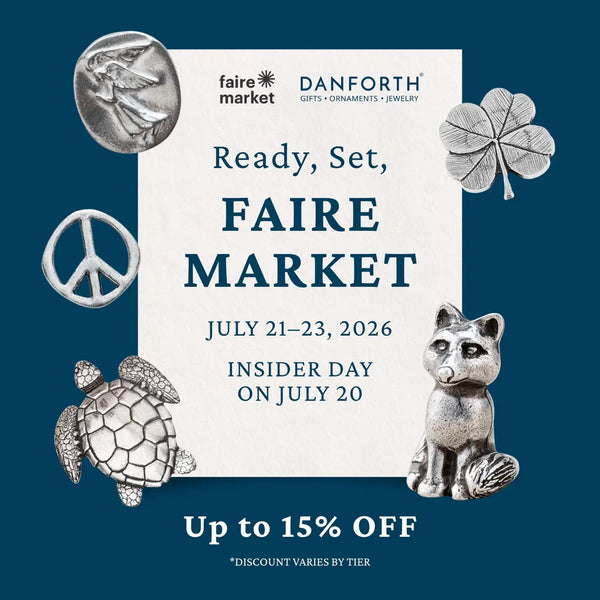 Danforth Pewter | Handcrafted Heirloom Quality Gifts - Blue Jay Magnet | Handmade Pewter | Bird Lover Gift