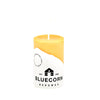 Bluecorn Candles - Beeswax Pillar Candles - 100% Pure, Dripless, 8 Sizes
