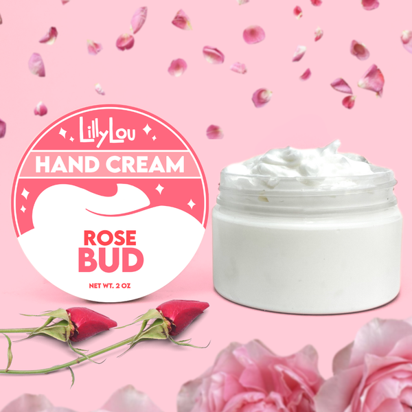 Lilly Lou Soap Co. - Rose Bud Hand Cream | Natural Hand Cream | Valentine's Day