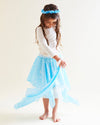 Sarah’s Silks - Snow Fairy Skirt, 100% Natural Silk