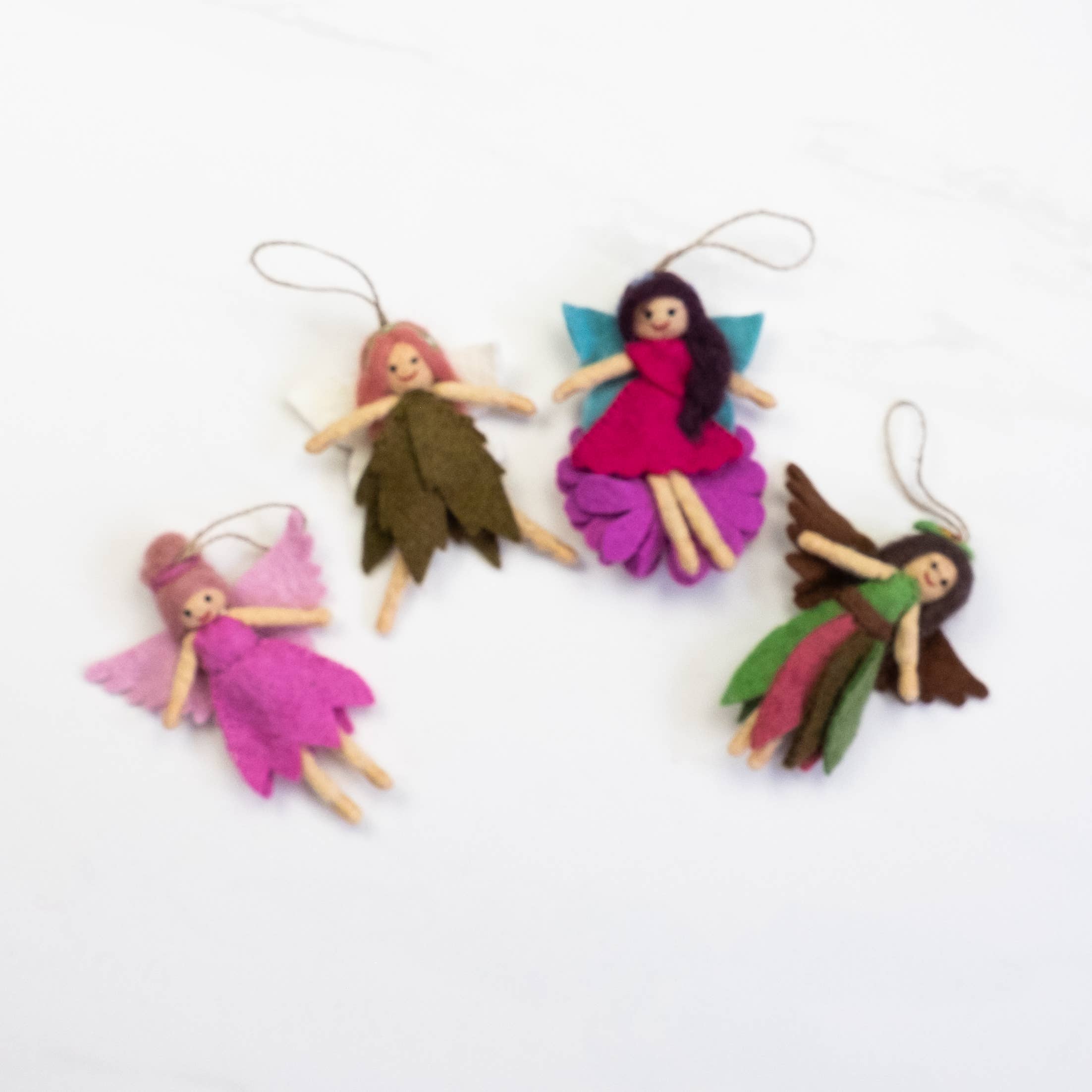 The Winding Road - Fairy Ornament - Set of 4