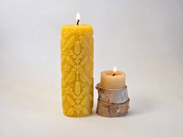 Farm and Hive - For the Beauty of the Earth Pillar | Beeswax Candle