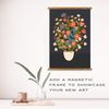 Breathe People - Flower Bouquet Meditative Art Paint by Number Kit