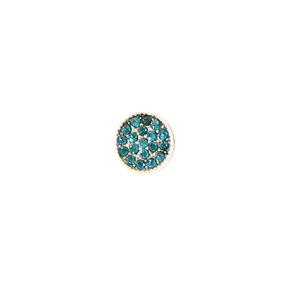 Baked Beads - Pave Crystal Post Earrings