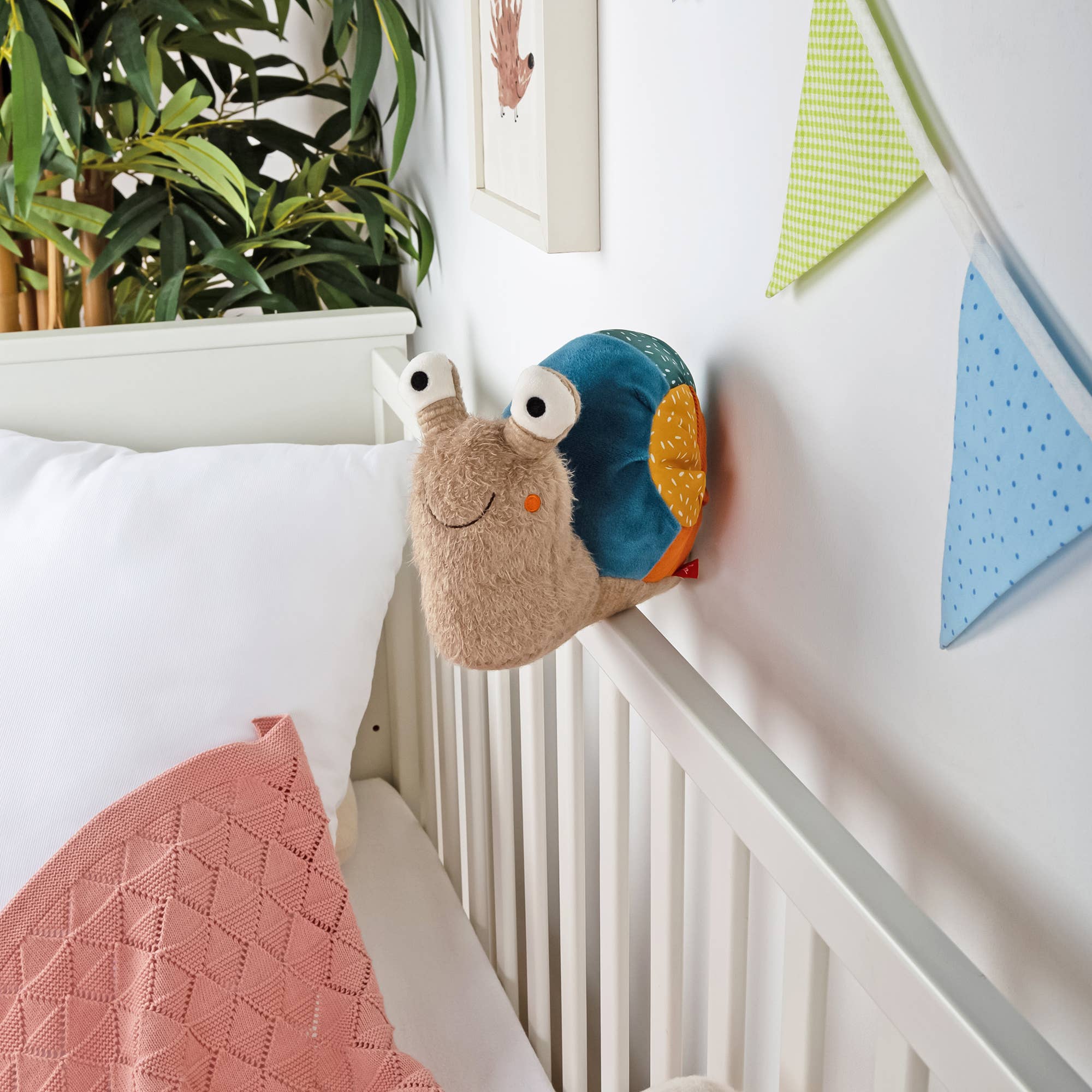 Patchwork Snail Plush Toy