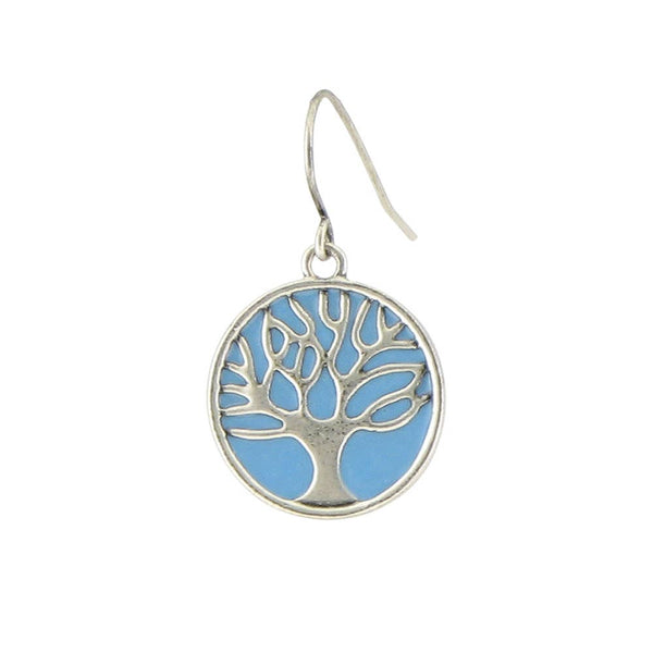 Baked Beads - Enamel Tree of Life Earring