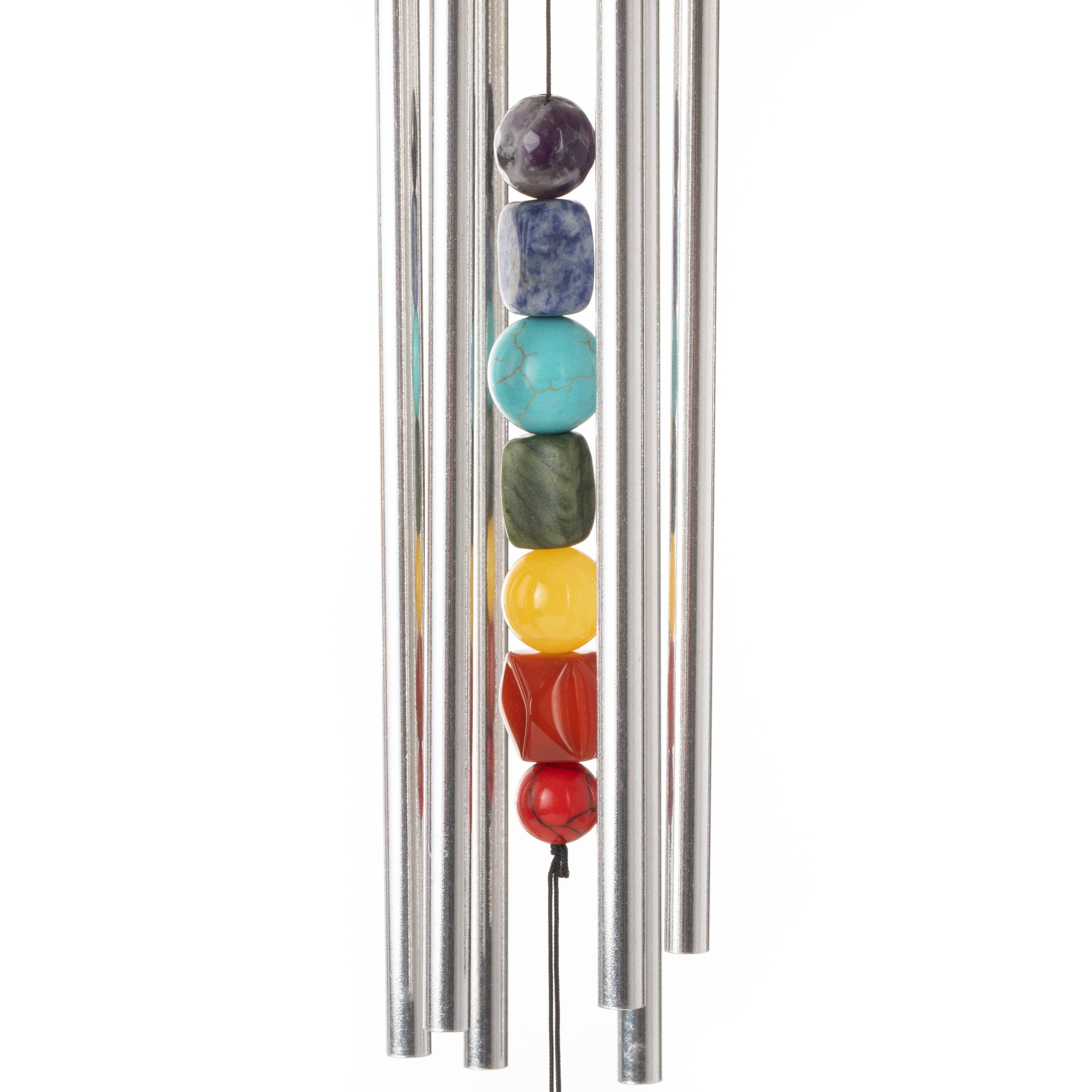 Woodstock Chimes - Woodstock Chakra Chime™ - Seven Stones, Silver