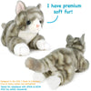 Gavin the Grey Tabby Cat | 13 Inch Stuffed Animal Plush