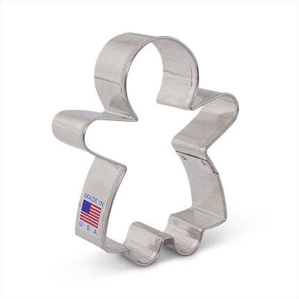Ann Clark - Gingerbread Girl Cookie Cutter, 3 3/4". (Bag of 1 Dozen)