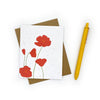 Cato & Company - Poppy Blank Notecard