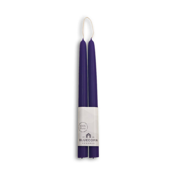 Bluecorn Candles - Beeswax Taper Candles – Eco-Friendly, Dripless & Handmade
