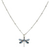 Baked Beads - Crystal Dragonfly Necklace