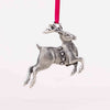 Danforth Pewter | Handcrafted Heirloom Quality Gifts - Reindeer 1989 | Pewter Ornament | Annual Ornament