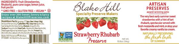 Blake Hill Preserves - Strawberry Rhubarb Preserve