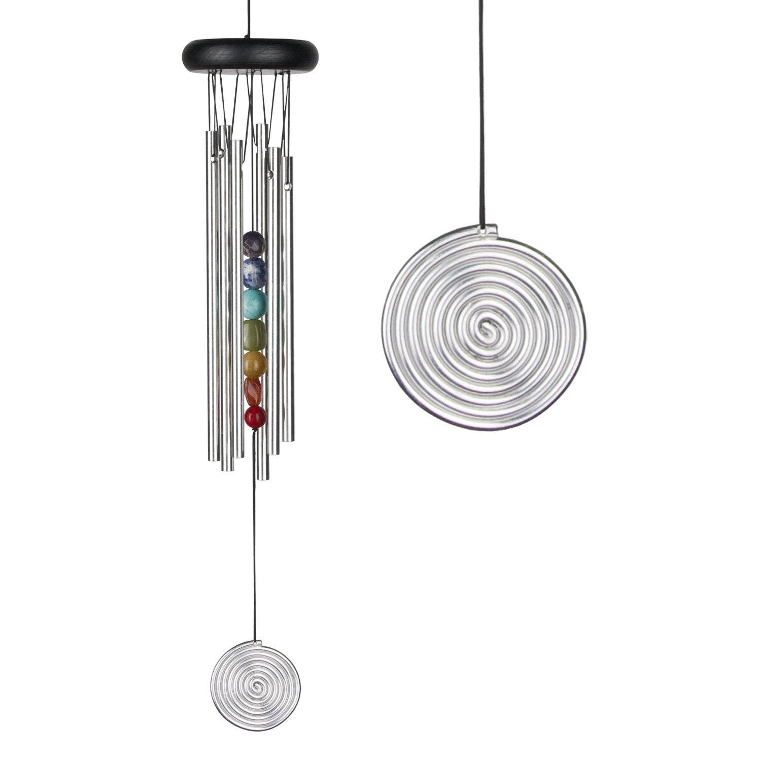 Woodstock Chimes - Woodstock Chakra Chime™ - Seven Stones, Silver