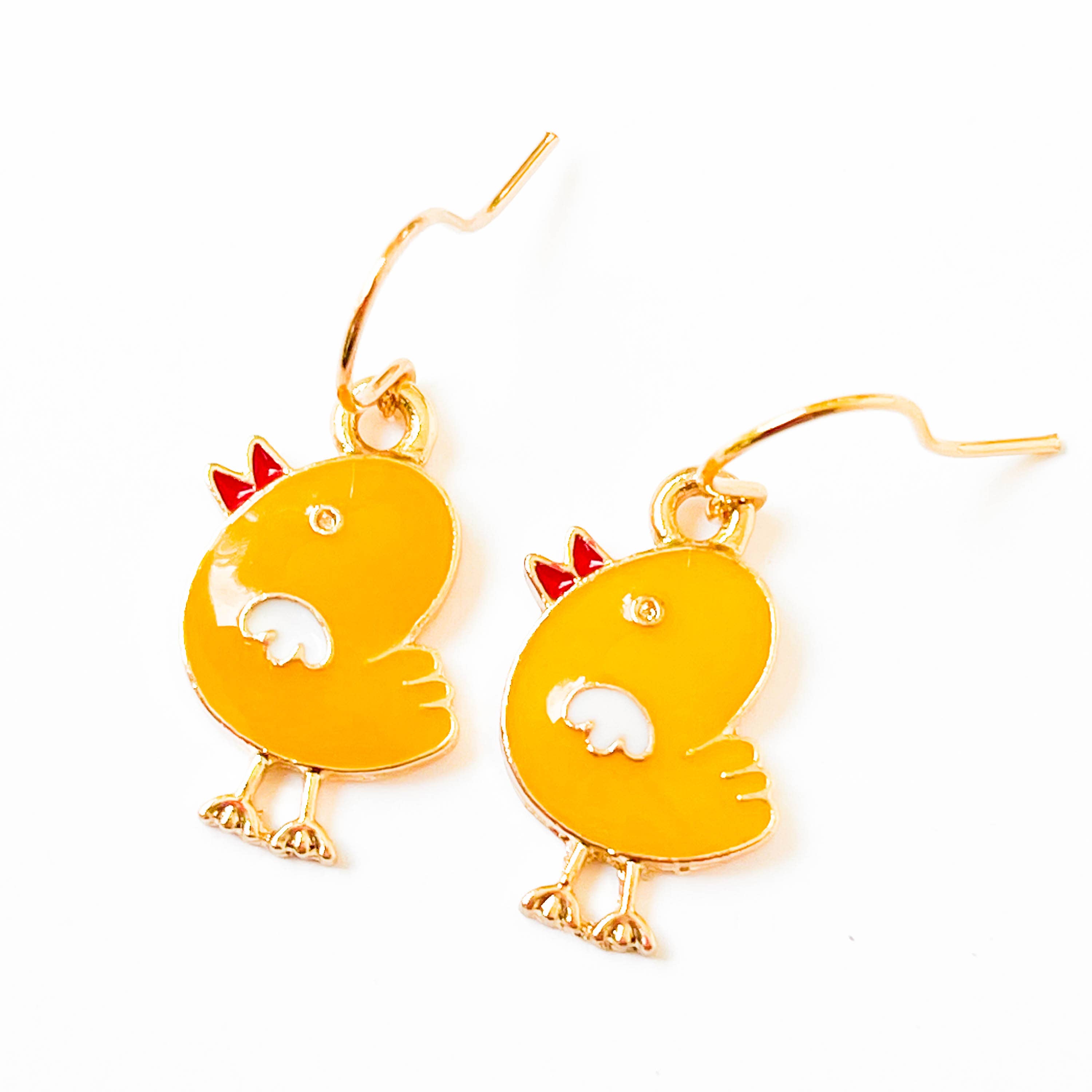 Kids Tiny Cute Charm Earrings and Clip-Ons Stocking stuffers: White Cloud / Clip-Ons