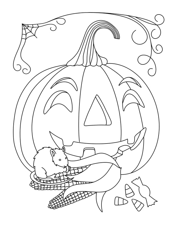 inkpaperfable - "Imagine A Maple Tree" Coloring Book