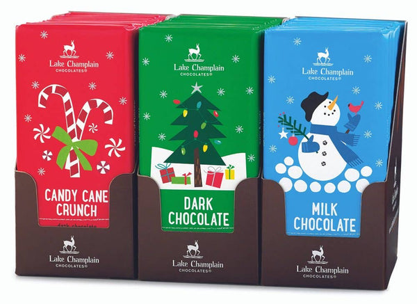 Lake Champlain Chocolates - Candy Cane Crunch Holiday Organic Bar