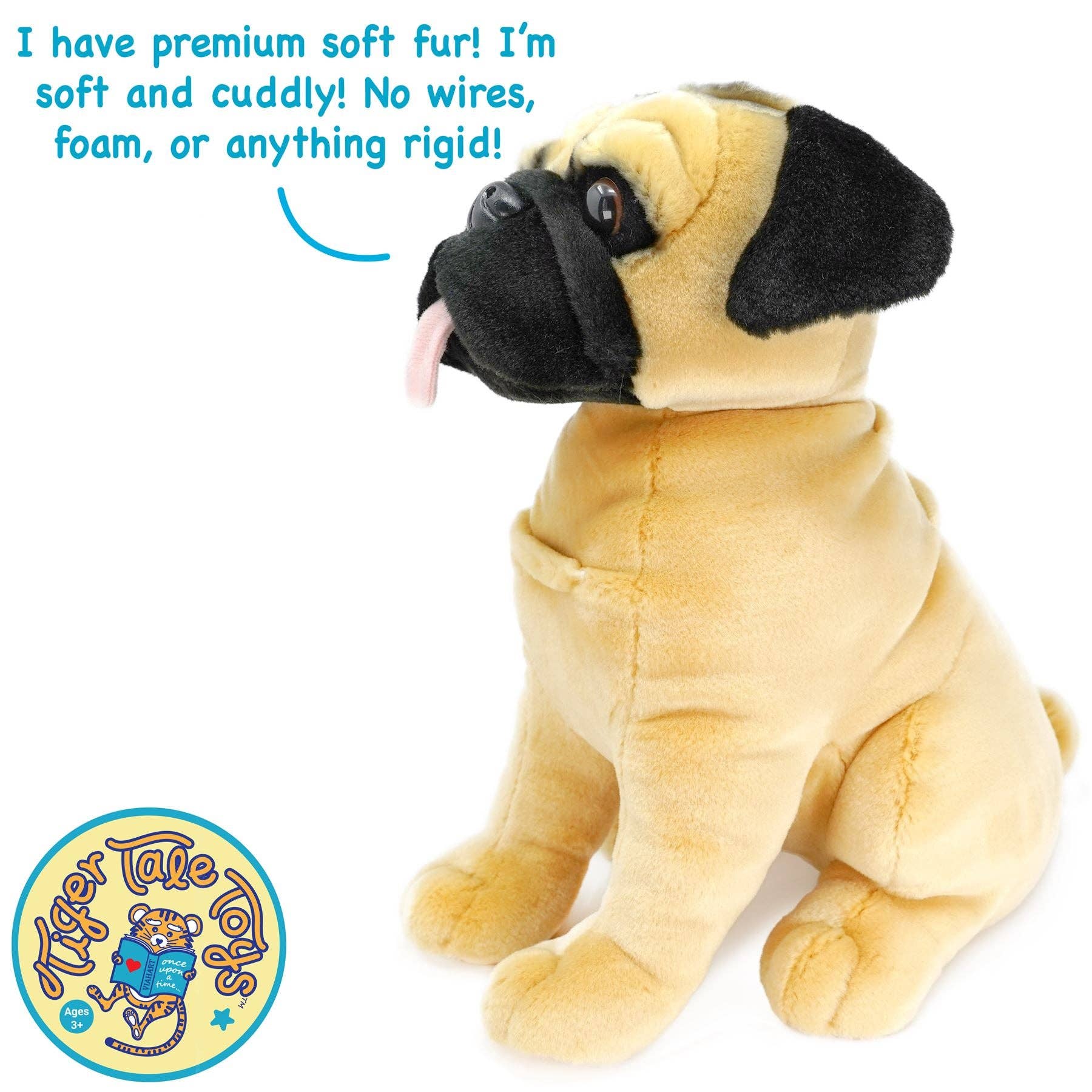 Princeton the Pug | 13 Inch Stuffed Animal Plush