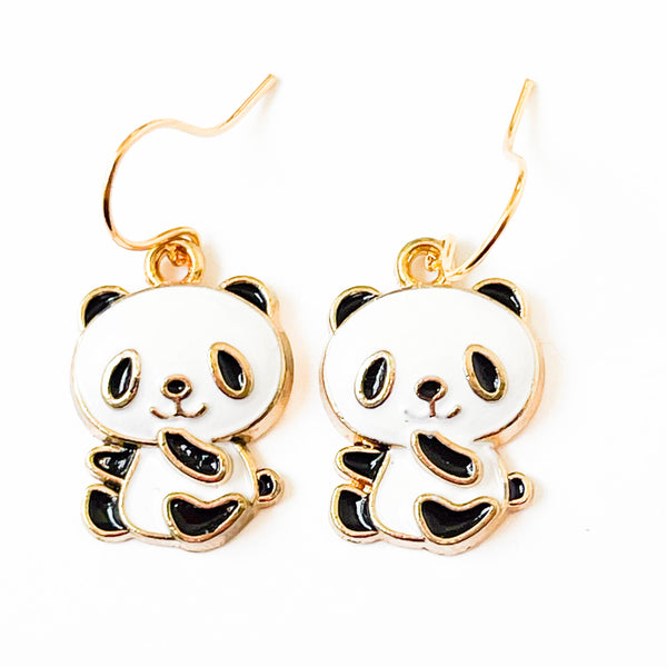 Kids Tiny Cute Charm Earrings and Clip-Ons Stocking stuffers: White Cloud / Clip-Ons