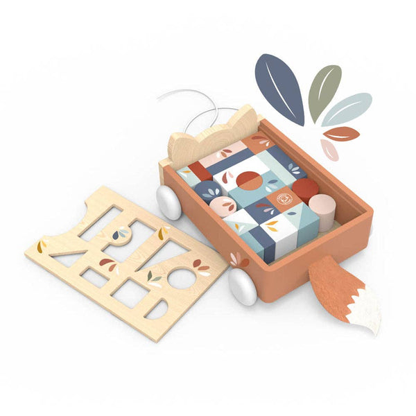Speedy Monkey - Fox Blocks Cart
