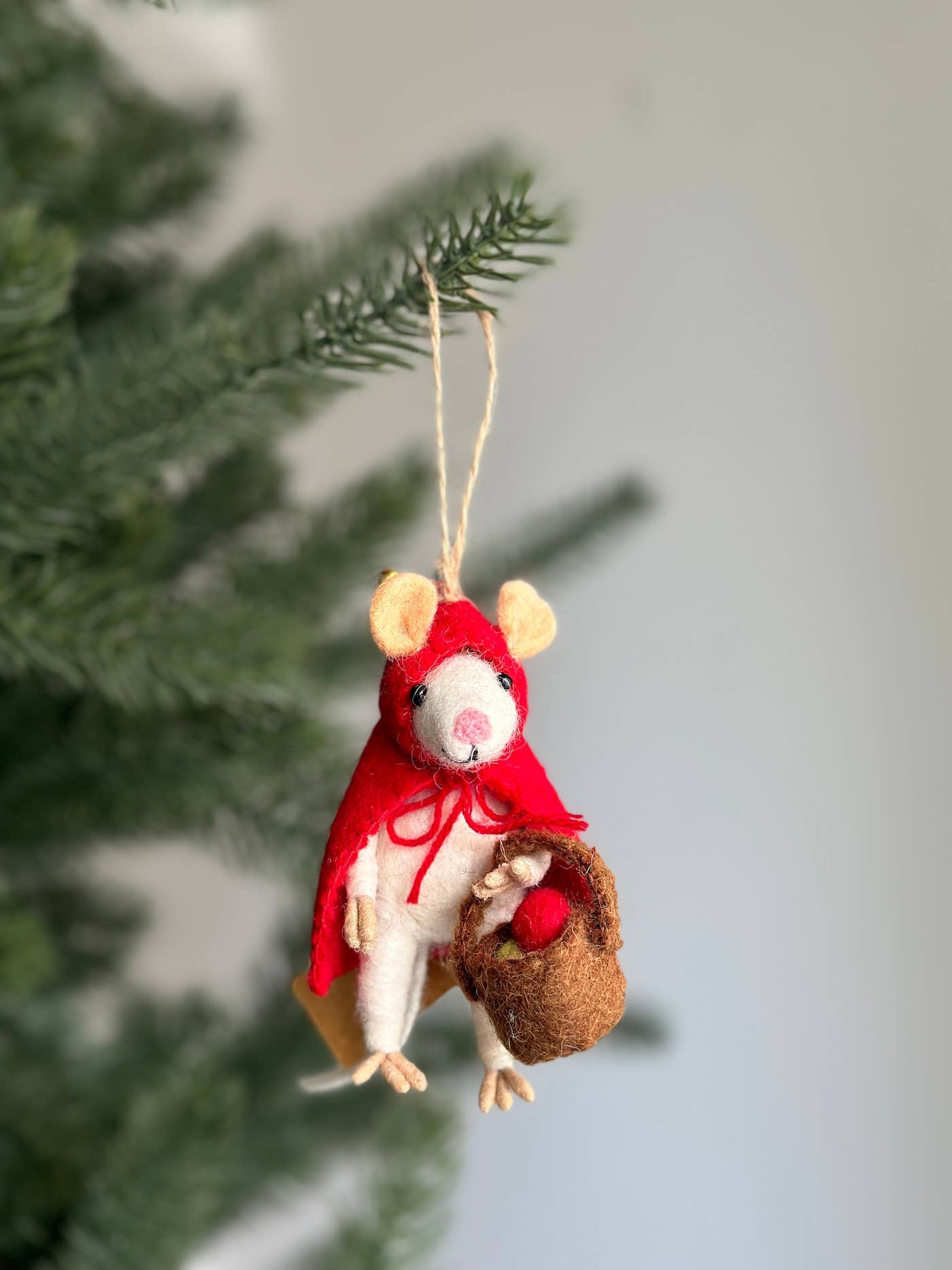 Ganapati - Little Red Mouse-ette Felt Ornament