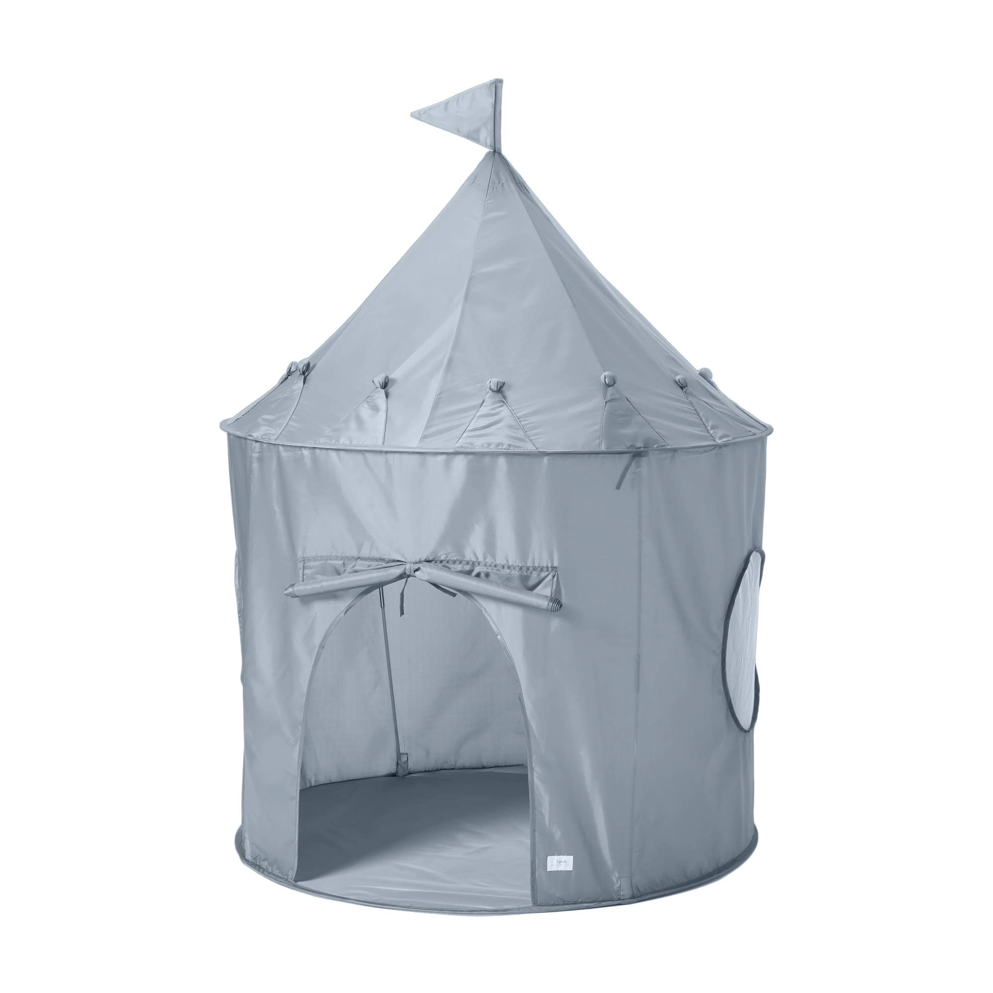 3 Sprouts - Recycled Fabric Play Tent Castle - Solid Colors