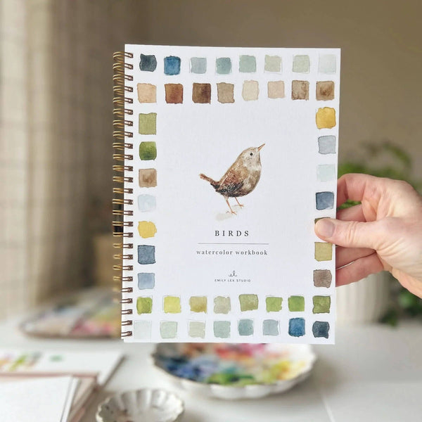 emily lex studio - Birds watercolor workbook